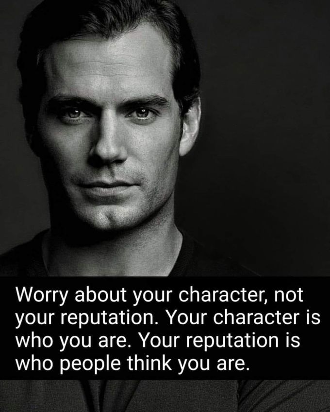 My only concern is my character not my reputation.
My character is who I am: 
Kind, honest, fair, loyal, compassionate, unselfish, caring, hard-working, strong, dependable etc.
My reputation is who scumbags say I am, they can go to hell, and undoubtedly will.